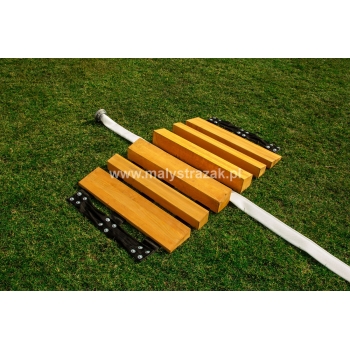 Mostek przejazdowy drewniany 52x75x110x75x52